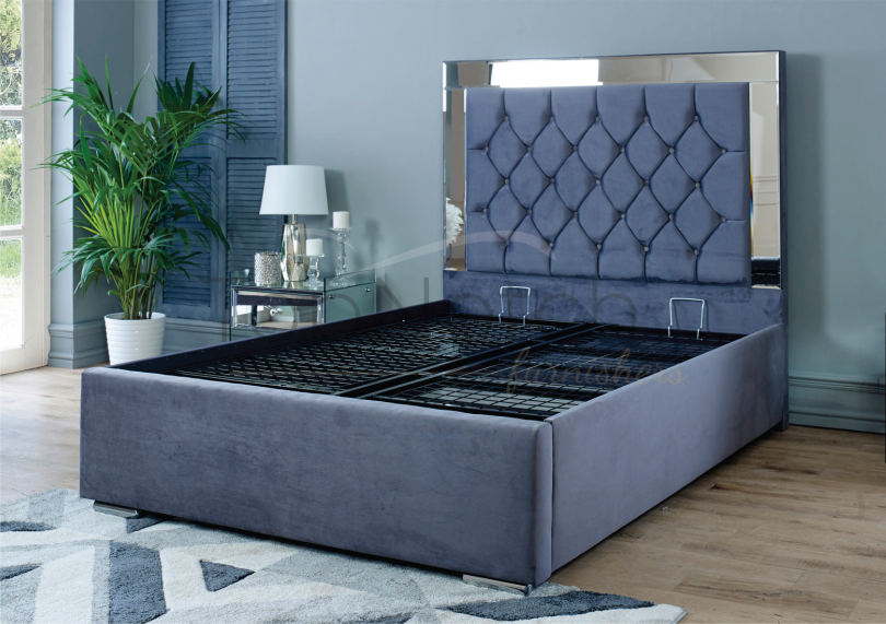 Monaco premium mirror bed