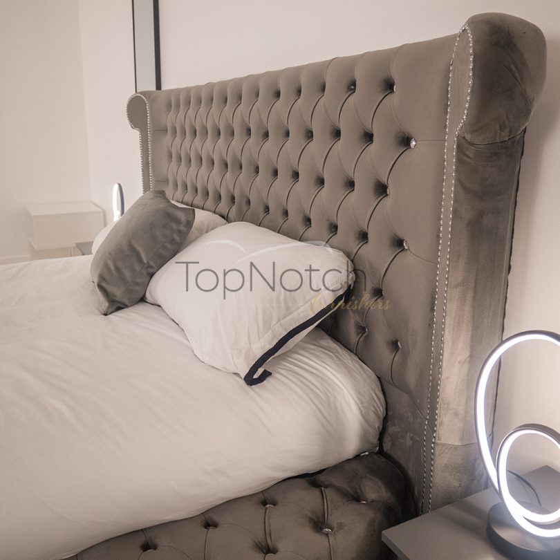 Round bed frame