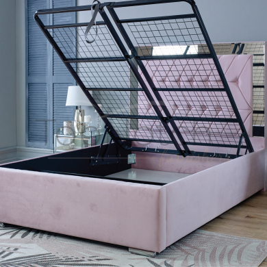 Horizon Mirror Bed with gaslift storage