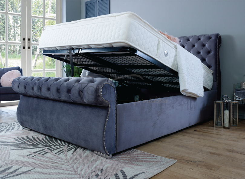 Sworn Sleigh Bed with Storage
